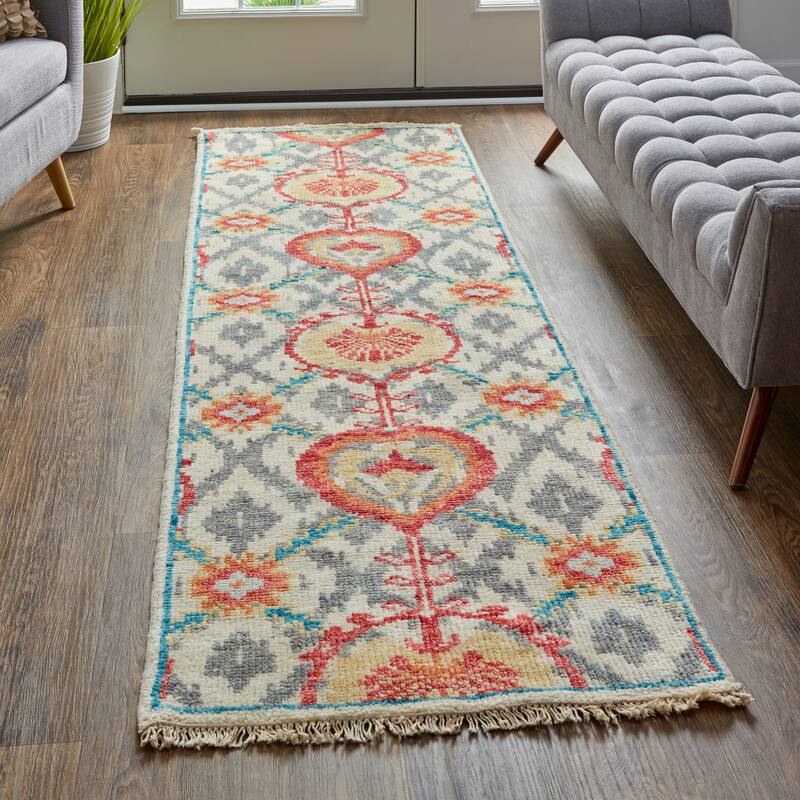 Grand Bazaar Bennet Hand Knotted Oriental Traditional Area Rug