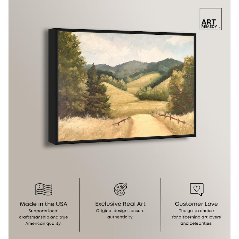 Summer Fields Canvas by Art Remedy