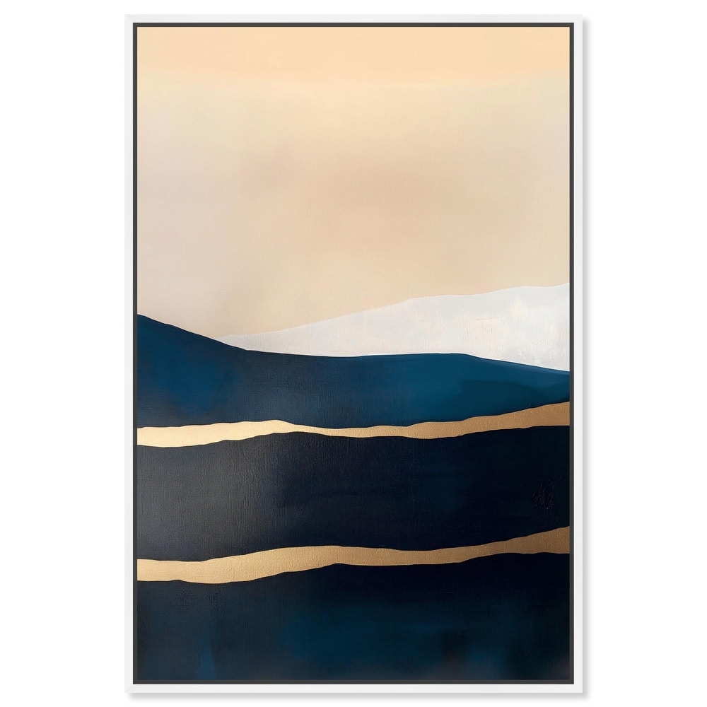 Golden Seam II Canvas by Art Remedy