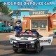 preview thumbnail 4 of 5, 12V Kids Ride-On Police Car with Remote Control, Flashing LED Lights, Powered Toy Vehicle