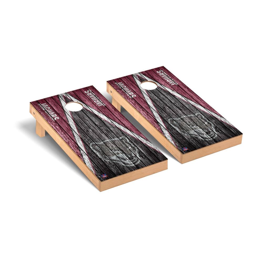 Texas A&M San Antonio Jaguars Weathered Cornhole Board Set