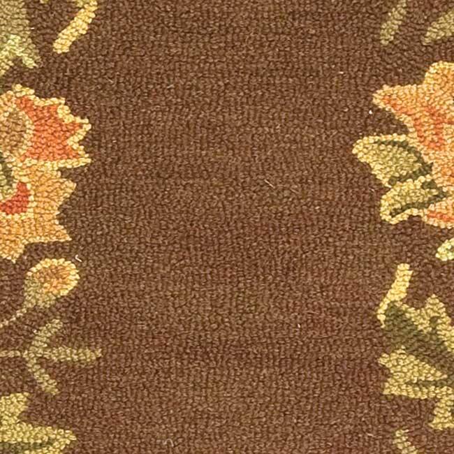 SAFAVIEH Handmade Berkeley Delphine Botanical Wool Rug