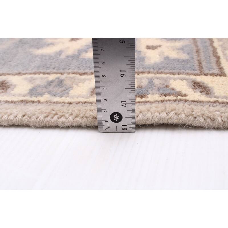 ECARPETGALLERY Hand-knotted Royal Oushak Light Khaki Wool Rug - 8'11 x 11'9