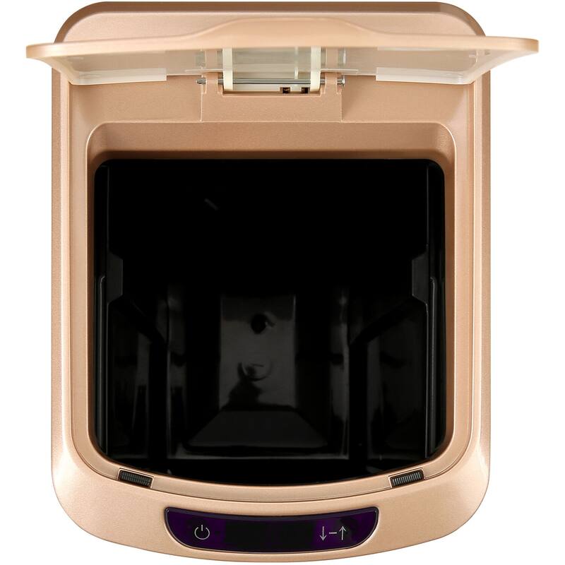 Hanover 12-Liter / 3.2-Gallon Trash Can with Sensor Lid in Rose Gold