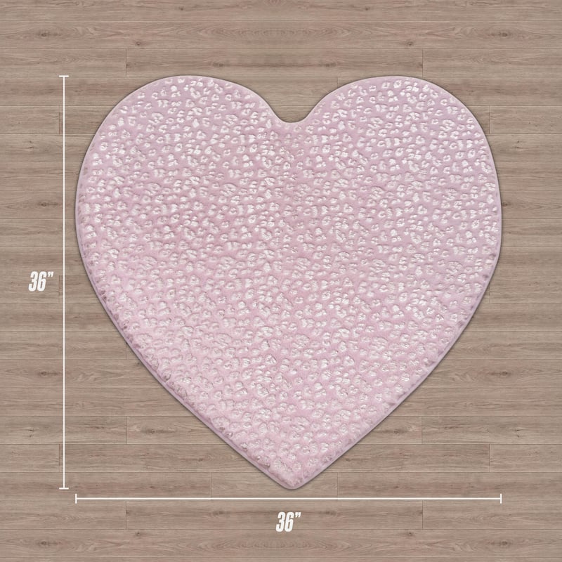 Juicy Couture Metallic Leopard Plush Rugs