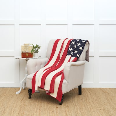 American Flag Stars and Stripes Throw Collection