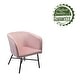 preview thumbnail 13 of 23, Porthos Home Belia Velvet Dining Chair, Rust-resistant Steel Legs