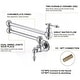 preview thumbnail 11 of 14, Vanityfair Pot Filler Wall Mount Kitchen Faucet Folding Stretchable Pot Filler Faucet