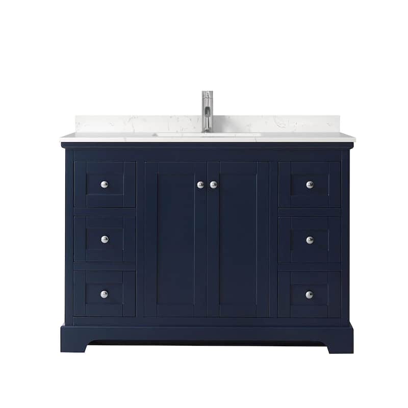 Wyndham Collection Avery 48" Free Standing Single Basin Vanity Set