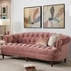 preview thumbnail 2 of 9, Jennifer Taylor Home La Rosa 84" Velvet Tufted Chesterfield Sofa