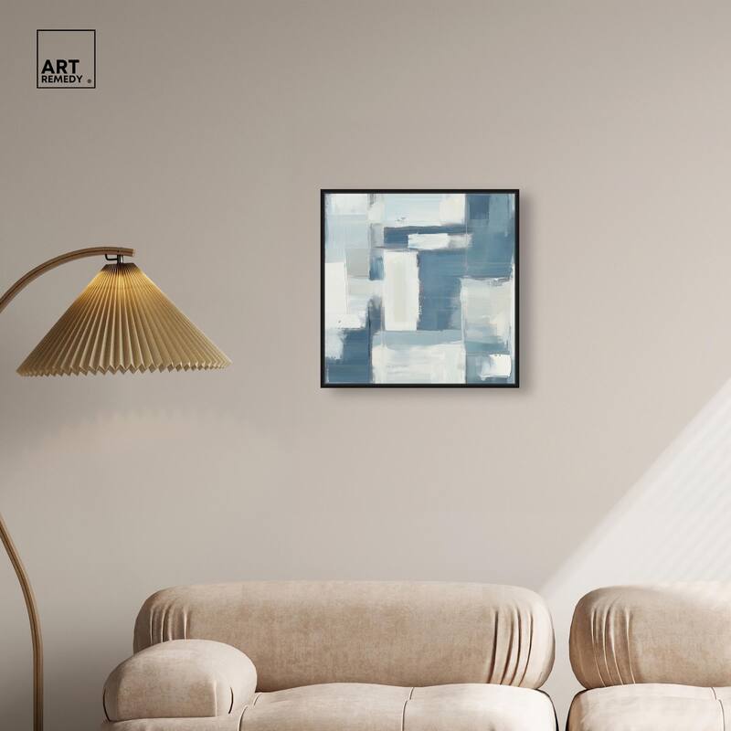 Deconstructed Blue III Canvas by Art Remedy