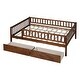 preview thumbnail 35 of 38, Roomfitters Full Size Wood Bed House Bed Frame with Fence, for Kids, Teens, Girls, Boys