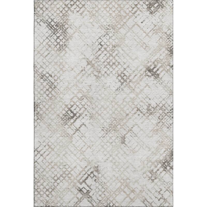 Premium Washable Super Soft Modern Trellis Mayfield Rug