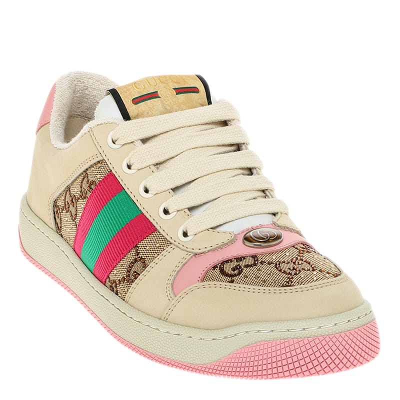 Gucci GG Crystal Screener Sneakers - 38 EU