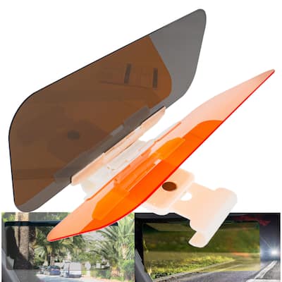 Car Sun Visor XL Extender - Universal 2 In 1 Anti-Glare HD Driving Visor for Day & Night Vision