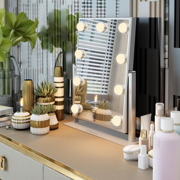 OVONNI MR L605 Desktop Make up Mirror with USB Bed Bath Beyond 30537680