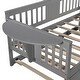 preview thumbnail 11 of 72, Elegant Design Daybed with Trundle Bed, Wooden Sofa Bed for Bedroom Living Room, Wood Platform Bed Frame for Kids Teens Guests