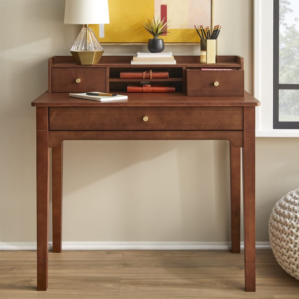 Lifestorey Keaton Desk with Hutch