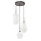 preview thumbnail 13 of 20, Gerald Glass 3-light Pendant