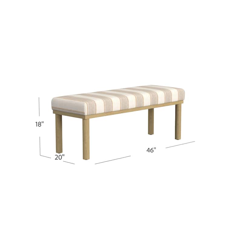 HomePop Oslo Upholstered Bench