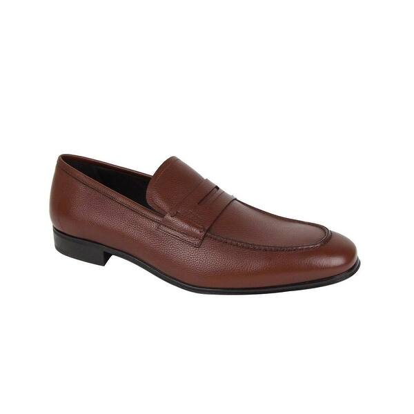 Shop Salvatore Ferragamo Men S Fiorino Brown Leather Loafer With