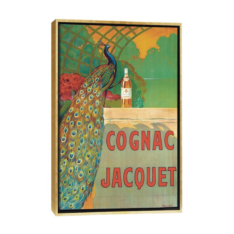 iCanvas "Cognac Jacquet " by Camille Bouchet Framed Canvas Print - Gold - 40x26