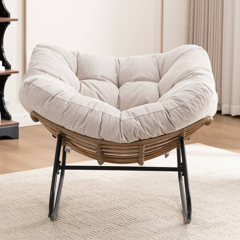 Upholstered Rocking Chair Accent Chair