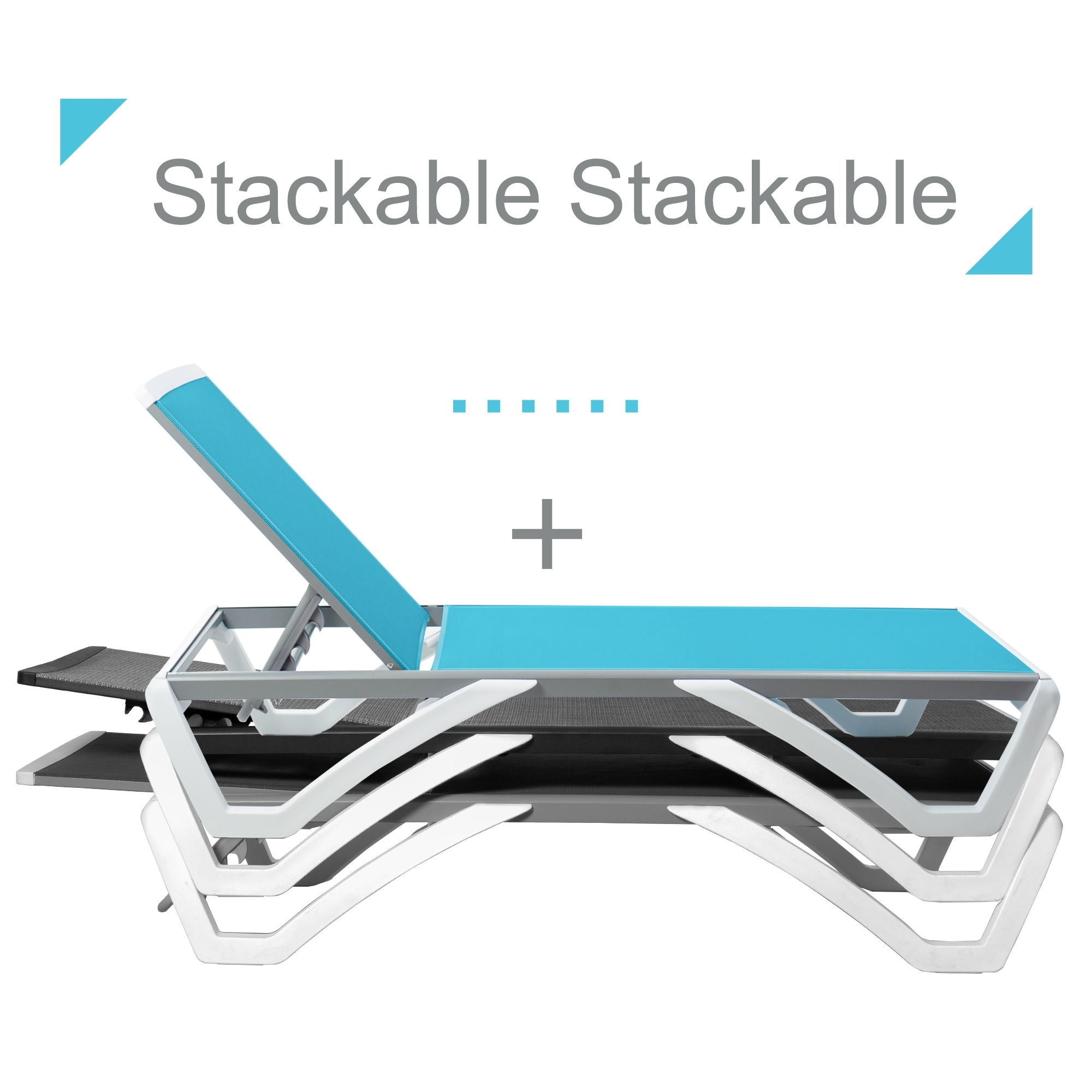 Kozyard Alan Full Flat Aluminum Table with Polypropylene Resin Legs-image