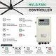 preview thumbnail 15 of 42, 240"/264"/288" HVLS Industrial Ceiling Fan 120V 1-Phase with Aluminum Blades for Warehouse, Factory, Gym, Barn