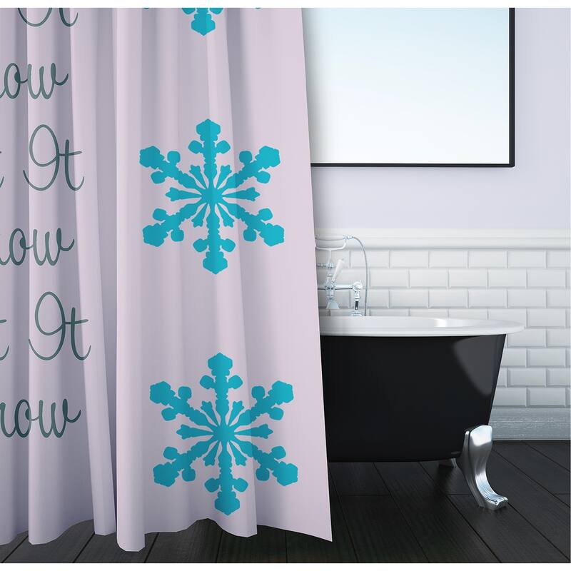 Let It Snow Shower Curtain