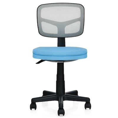 Costway Armless Office Chair Adjustable Swivel Computer Mesh Desk - See details