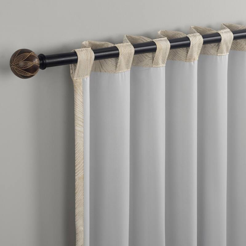 Indigo Road by Egypt Sherrod Coppa Magnetic Closure Total Blackout Back Tab 1-Piece Curtain Panel, Single Panel