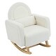 preview thumbnail 9 of 18, Christopher Knight Home- Thalassa Accent Rocking Chair with Pillow