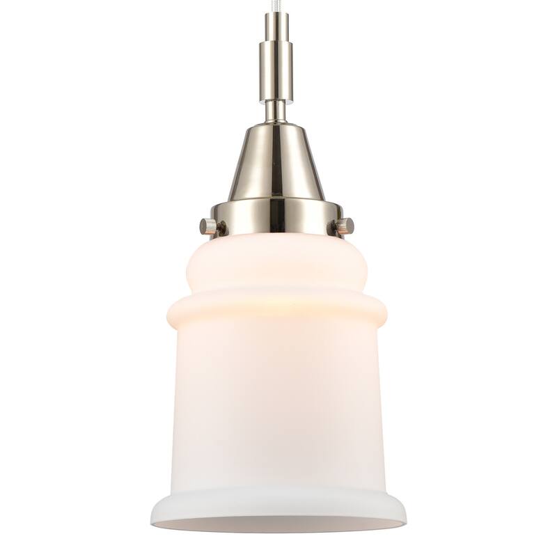 Innovations Lighting 447-1P-G181 Canton 6" Wide Mini Pendant with - Polished Nickel