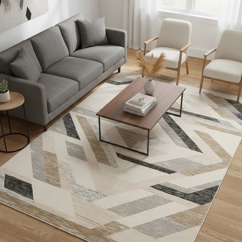 Traditional Grey/Beige Oriental Area Rug - 8*10