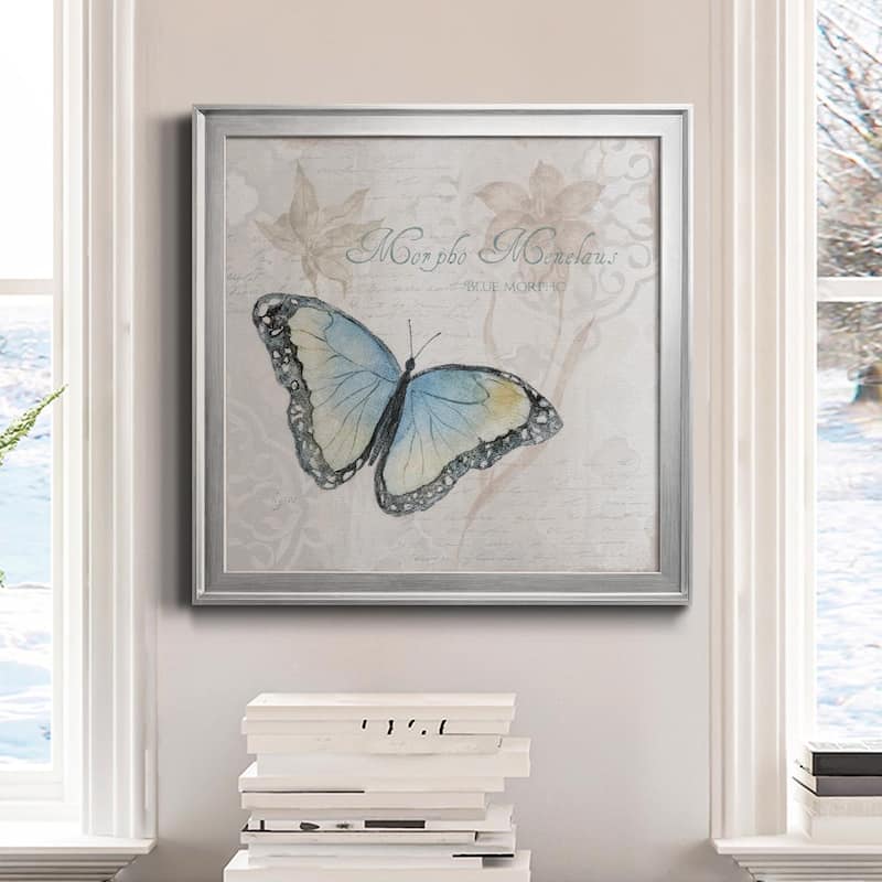Postcard Butterfly III-Premium Framed Canvas - Ready to Hang