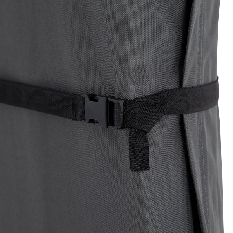 Offset Outdoor Umbrella Cover - Heavy-Duty Waterproof Protection for Banana Frame Umbrellas by Pure Garden (Gray)