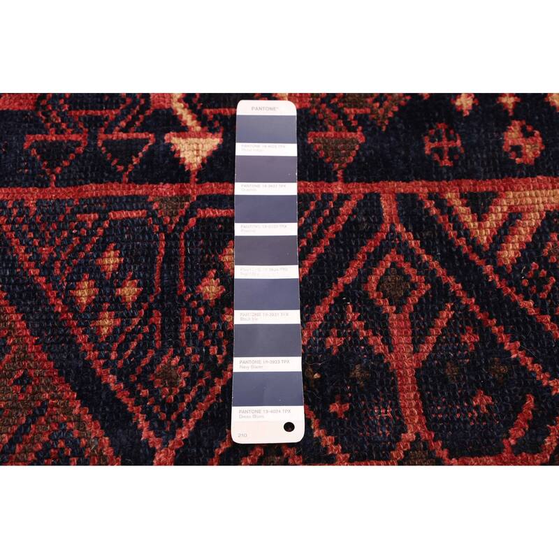 ECARPETGALLERY Hand-knotted Konya Anatolian Dark Navy Wool Rug - 4'7 x 7'9