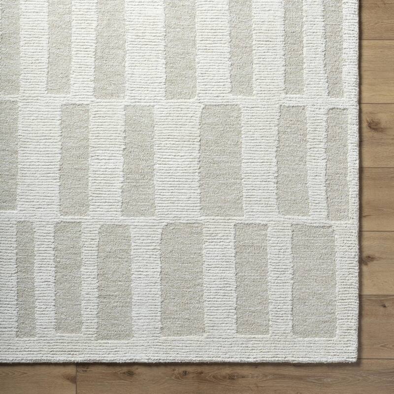 Jackie Casual Abstract Wool Area Rug