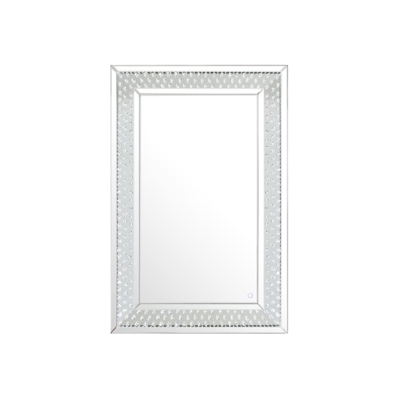 River LED Crystal Mirror - Clear