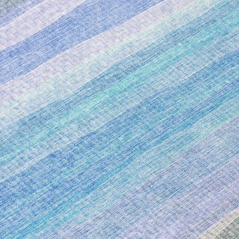 HomeRoots Striped Transitional Rectangle Outdoor Rug