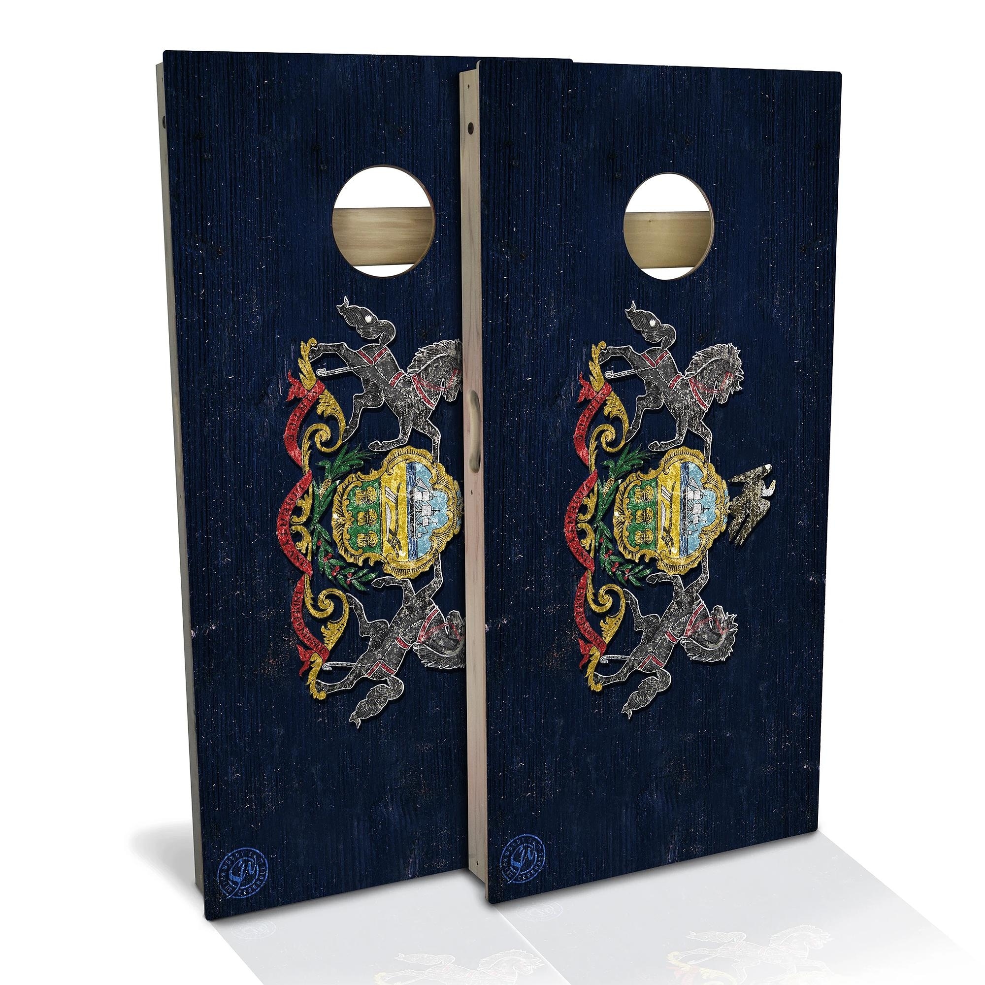 Pennsylvania Flag Outdoor Cornhole Board Set
