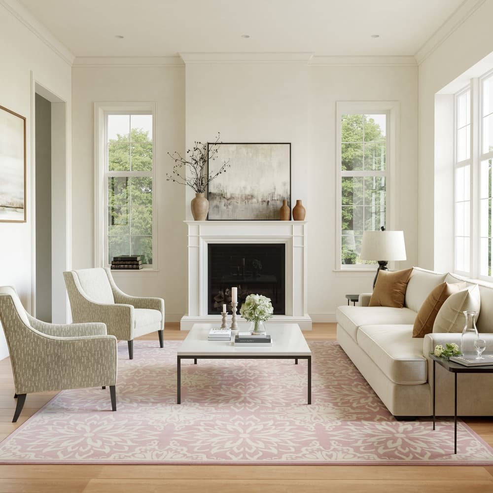 Nourison Jubilant Floral Medallion Area Rug