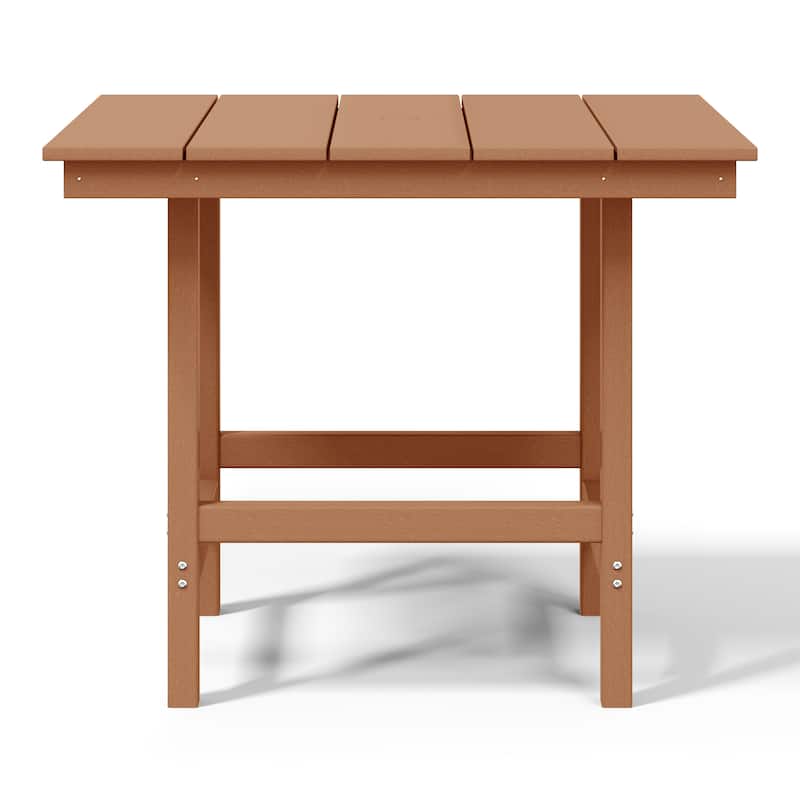 Polytrends Shoreside 36 Inch Square Patio Dining Table