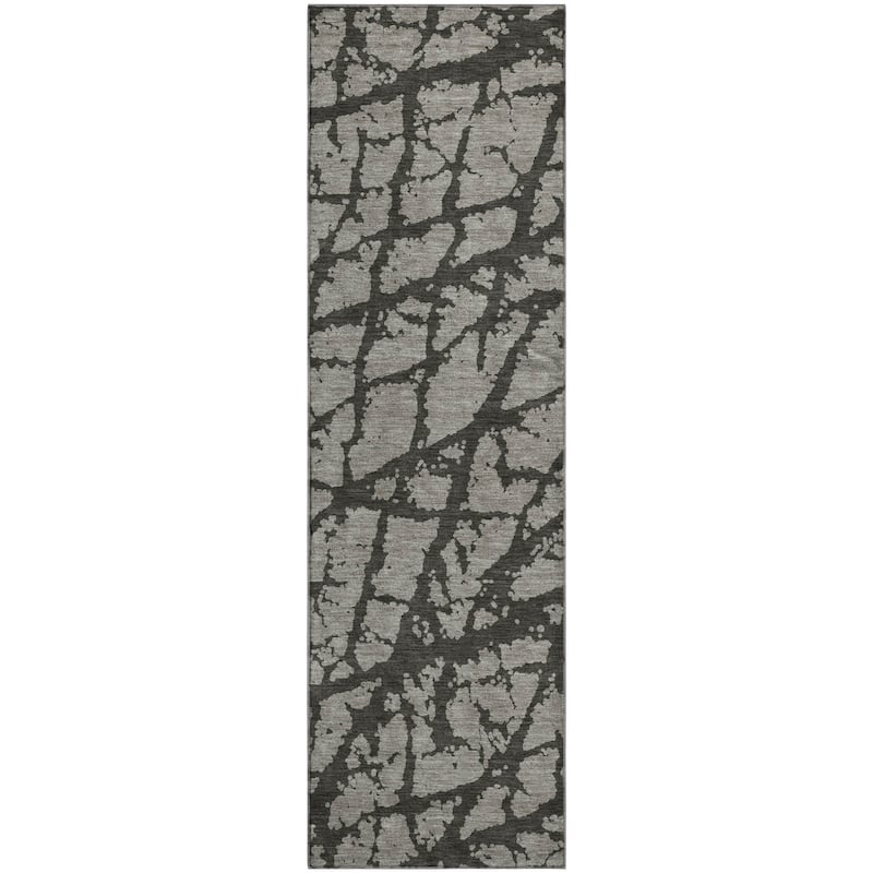 Premium Washable Super Soft Modern Crackle Mayfield Rug