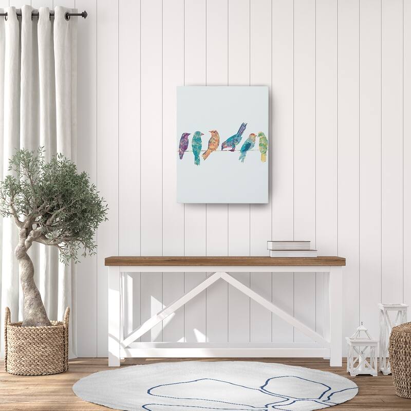 Petal Lines Spring Chenille Rug