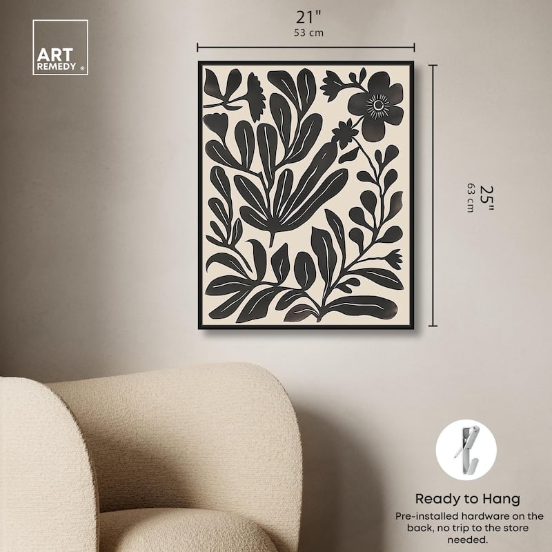 Ebony Eden Essence II Canvas by Art Remedy