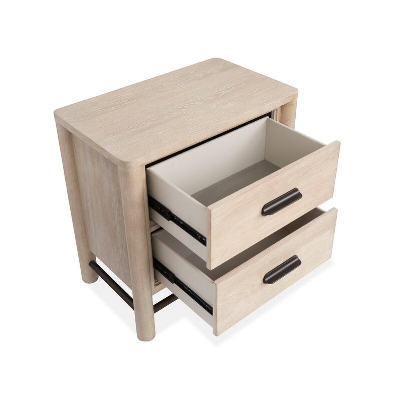 Salt Life Home Sunset Cove Sanibel Brown Drawer Nightstand