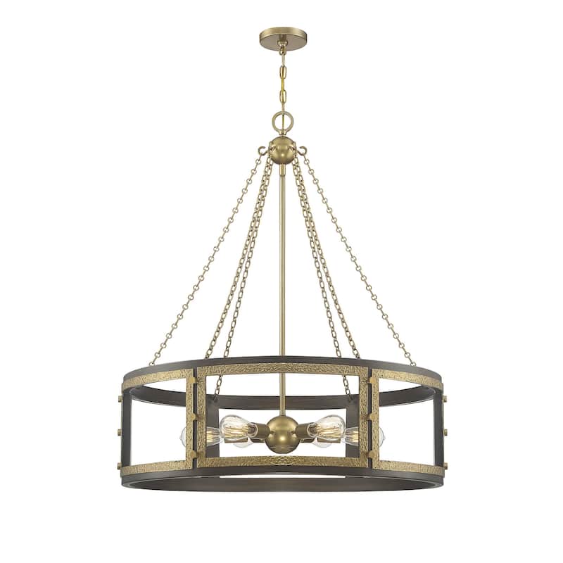 Savoy House Lakefield 6 Light 34" Wide Suspension Pendant