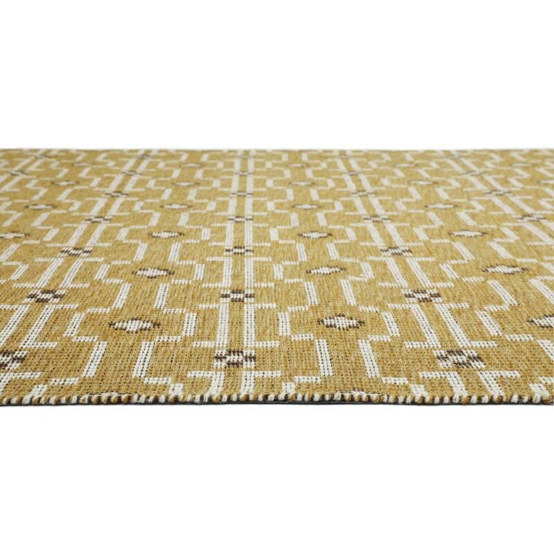 Terra by Obeetee Aurora Gold Rug